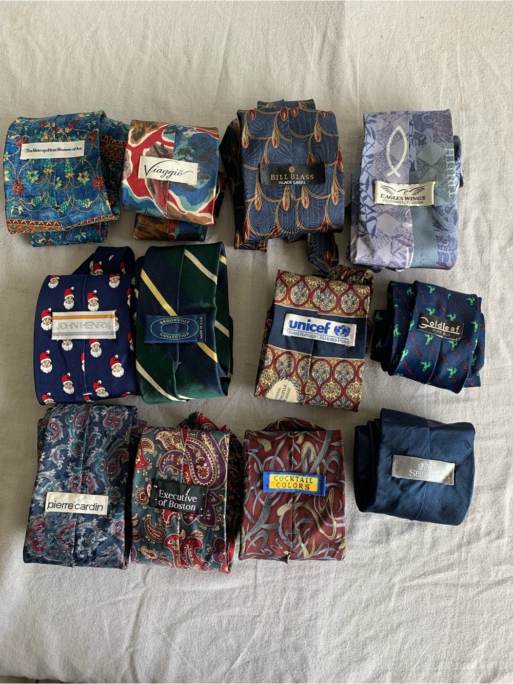 Vintage Assorted Men's Neckties